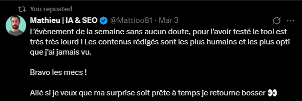 Avis d'utilisateur Wisewand — capture 6