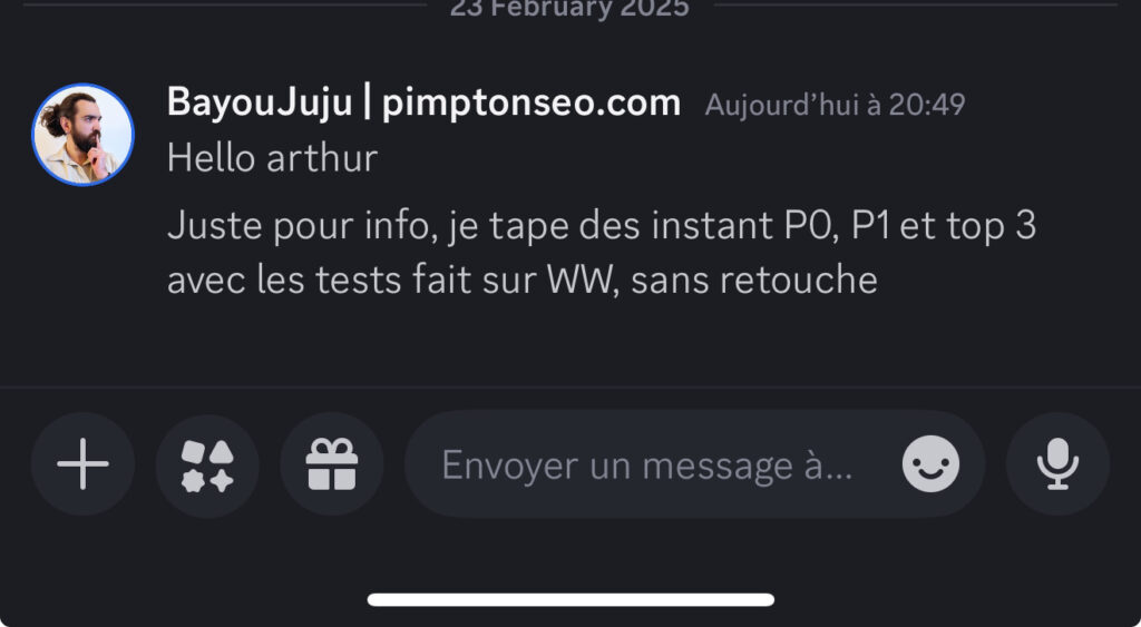Avis d'utilisateur Wisewand — capture 13