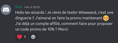 Avis d'utilisateur Wisewand — capture 16